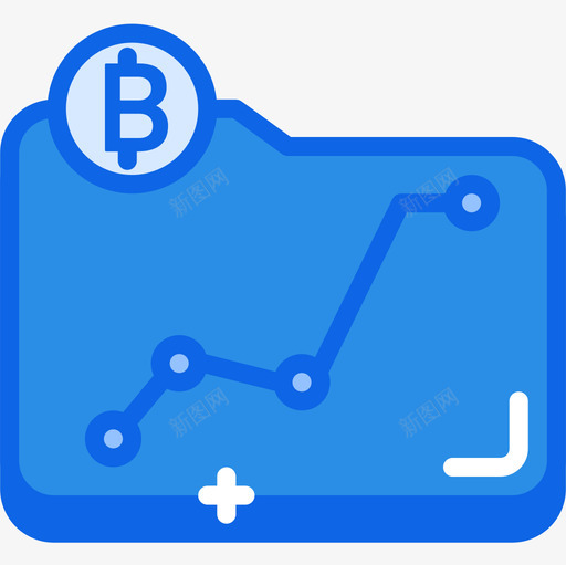 利润加密4蓝色图标svg_新图网 https://ixintu.com 利润 加密 蓝色