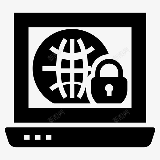 全球网络安全防护图标svg_新图网 https://ixintu.com 全球 全球网 安全防护 网络