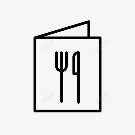 菜单咖啡厅美食图标svg_新图网 https://ixintu.com 咖啡厅 爱情和婚礼 美食 菜单 餐厅