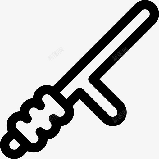 指挥棒保护和安全8线性图标svg_新图网 https://ixintu.com 保护 安全 指挥棒 线性