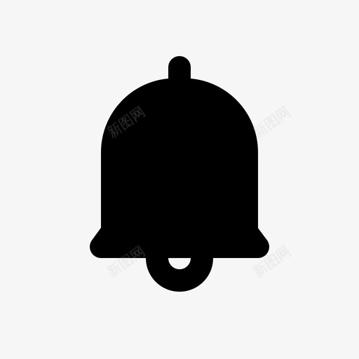 通知铃声移动通知图标svg_新图网 https://ixintu.com ui 字形 用户界面 移动 通知 铃声