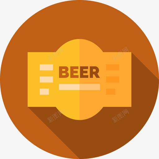 标签啤酒33淡啤酒图标svg_新图网 https://ixintu.com 啤酒 标签 淡啤酒