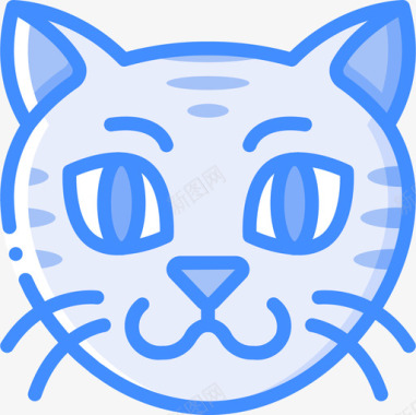 快乐猫化身2蓝色图标图标