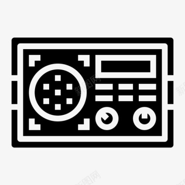 收音机电子科技图标图标