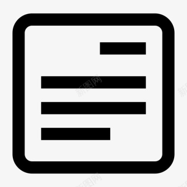 报纸媒体版面图标图标