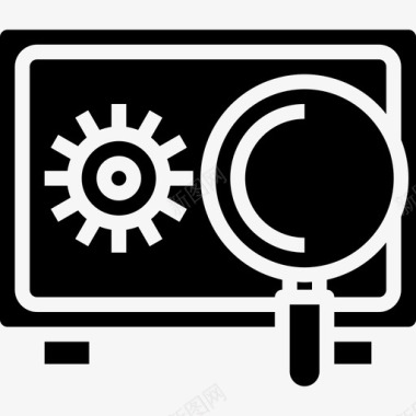 保险箱搜索15实心图标图标