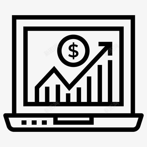 投资增长图数据分析财务图图标svg_新图网 https://ixintu.com 信息 储蓄 向量 图标 增长 投资 数据分析 统计数据 财务