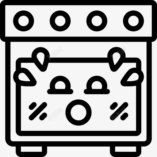 烤箱可爱的tech3直线型图标svg_新图网 https://ixintu.com tech 可爱 烤箱 爱的 直线 线型