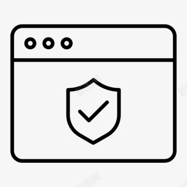 网络验证保护安全图标图标