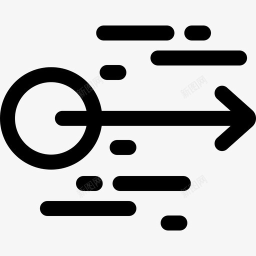 加速度物理19线性图标svg_新图网 https://ixintu.com 加速度 物理 线性