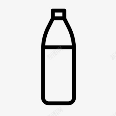 水瓶水饮料图标图标