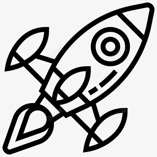 火箭飞船航天飞机图标svg_新图网 https://ixintu.com 宇宙飞船 火箭 航天飞机 飞船