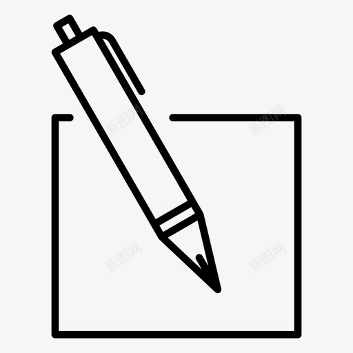 编辑钢笔签名图标svg_新图网 https://ixintu.com 写作 教育 签名 编辑 钢笔