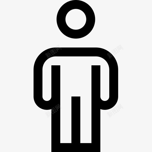 人信息图元素11线性图标svg_新图网 https://ixintu.com 人 信息图元素11 线性