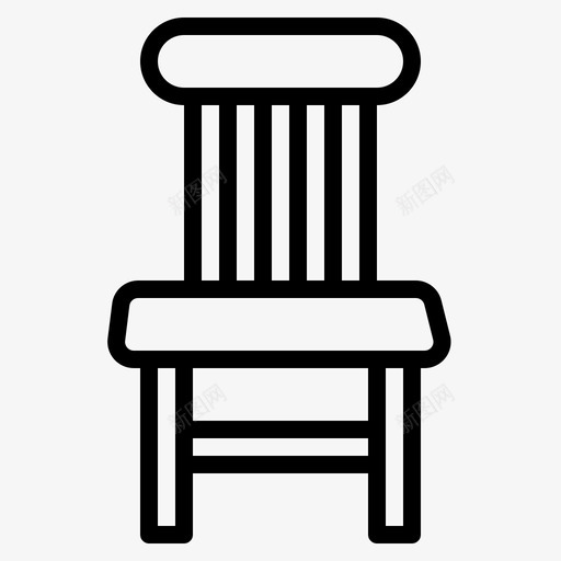椅子电器装饰图标svg_新图网 https://ixintu.com 家具 房子 椅子 电器 装饰