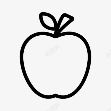 苹果健康食物图标图标