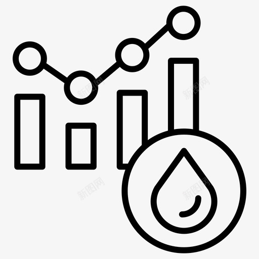 水水滴图形图标svg_新图网 https://ixintu.com 图形 报告 水 水滴 液体