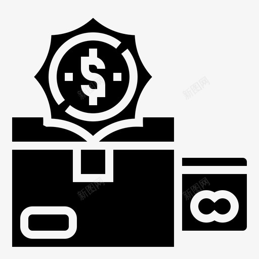 数字支付电子商务市场图标svg_新图网 https://ixintu.com 交付glyph1 在线 市场 数字支付 电子商务