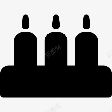 蜡烛葬礼13充满图标图标