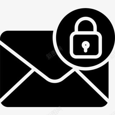 电子邮件网络安全9可靠图标图标