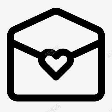 信封打开电子邮件信件图标图标