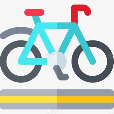 自行车道城市生活35公寓图标图标