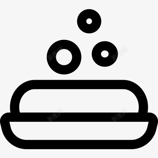 洗澡健康10线性图标svg_新图网 https://ixintu.com 健康 洗澡 线性