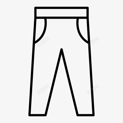 牛仔裤布料裤子图标svg_新图网 https://ixintu.com 2019 品牌 图标 布料 服装 牛仔裤 网购 裤子
