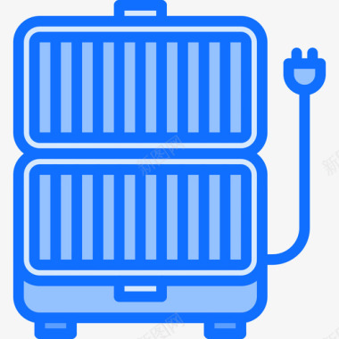 电烤架烧烤28蓝色图标图标