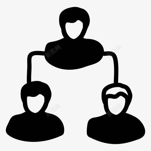 领导团队团队领导图标svg_新图网 https://ixintu.com 合作 向量 团队 图标 字形 时间管理 项目 领导