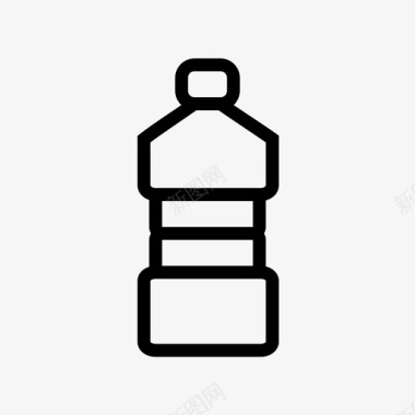 水瓶瓶装饮料饮用水图标图标