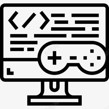 游戏开发游戏开发6线性图标图标
