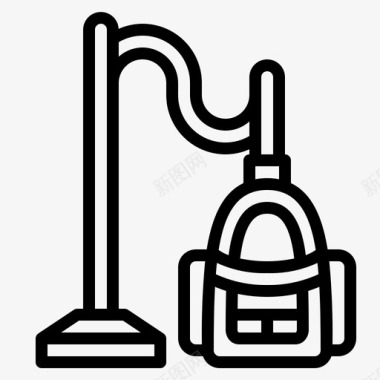 吸尘器电器清洁图标图标