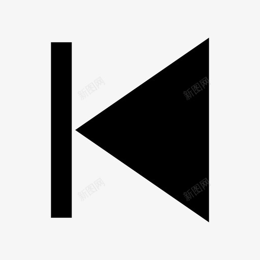 向后缓慢图标svg_新图网 https://ixintu.com 向后 缓慢