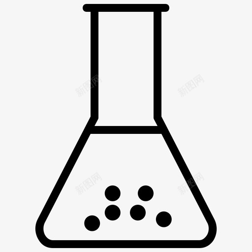 锥形烧瓶瓶子化学图标svg_新图网 https://ixintu.com 化学 实验室 玻璃 瓶子 科学 试管 锥形烧瓶