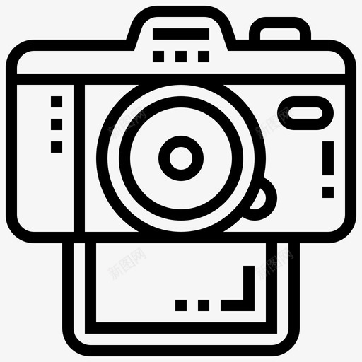 照相机捕捉胶卷图标svg_新图网 https://ixintu.com 存储器 宝丽来 度假 捕捉 照片 照相机 胶卷