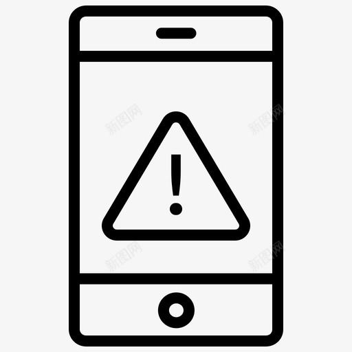 警告注意重要信息图标svg_新图网 https://ixintu.com 安全线 注意 警告 通知 重要信息