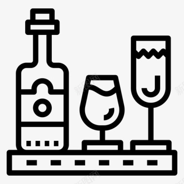 酒杯酒液体图标图标