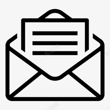 邮政电子邮件信件图标图标