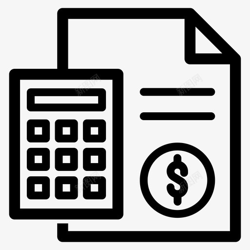 预算会计储蓄图标svg_新图网 https://ixintu.com 会计 储蓄 商业融资 税收 预算