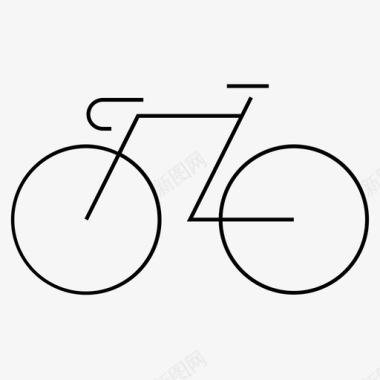 自行车自行车停车场骑车人图标图标