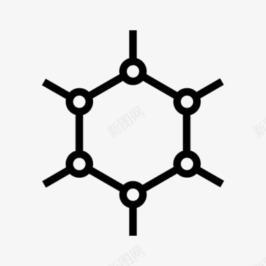 石墨烯同素异形体碳图标图标