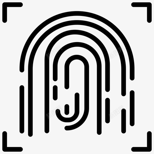 拇指扫描验证身份验证生物特征考勤图标svg_新图网 https://ixintu.com 图标 扫描 拇指 指纹 正义 法律 特征 生物 验证