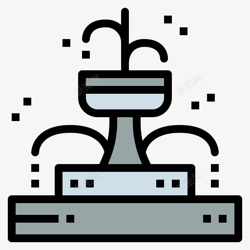 喷泉火车站9线颜色图标svg_新图网 https://ixintu.com 喷泉 火车站9 线颜色