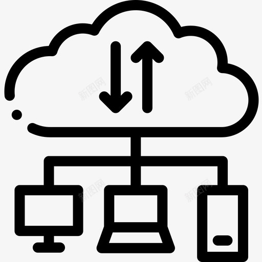 数据web开发51线性图标svg_新图网 https://ixintu.com web开发51 数据 线性