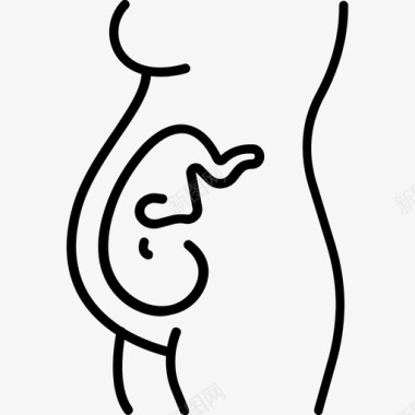 胎儿发育婴儿药物图标图标