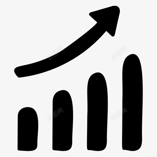 增长图业务图数据分析图标svg_新图网 https://ixintu.com 业务 会计 信息 向量 图标 增长 字形 数据分析 统计 财务