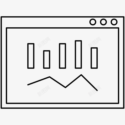 分析搜索引擎优化股票图标svg_新图网 https://ixintu.com 分析 搜索引擎优化 搜索引擎优化1倍线图标 股票