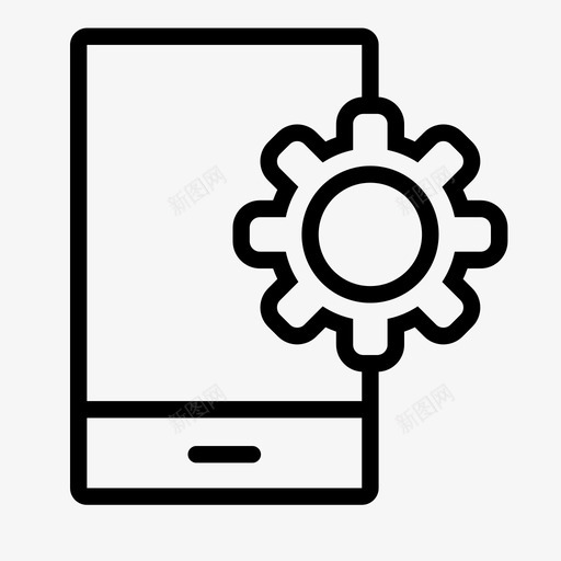 移动浏览器设置参数智能手机图标svg_新图网 https://ixintu.com 参数 手机 智能 浏览器 移动 设置