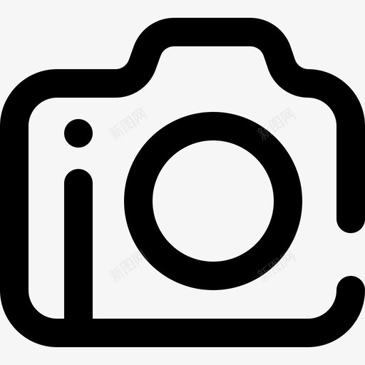 照相机摄影96轮廓图标svg_新图网 https://ixintu.com 摄影 照相机 轮廓